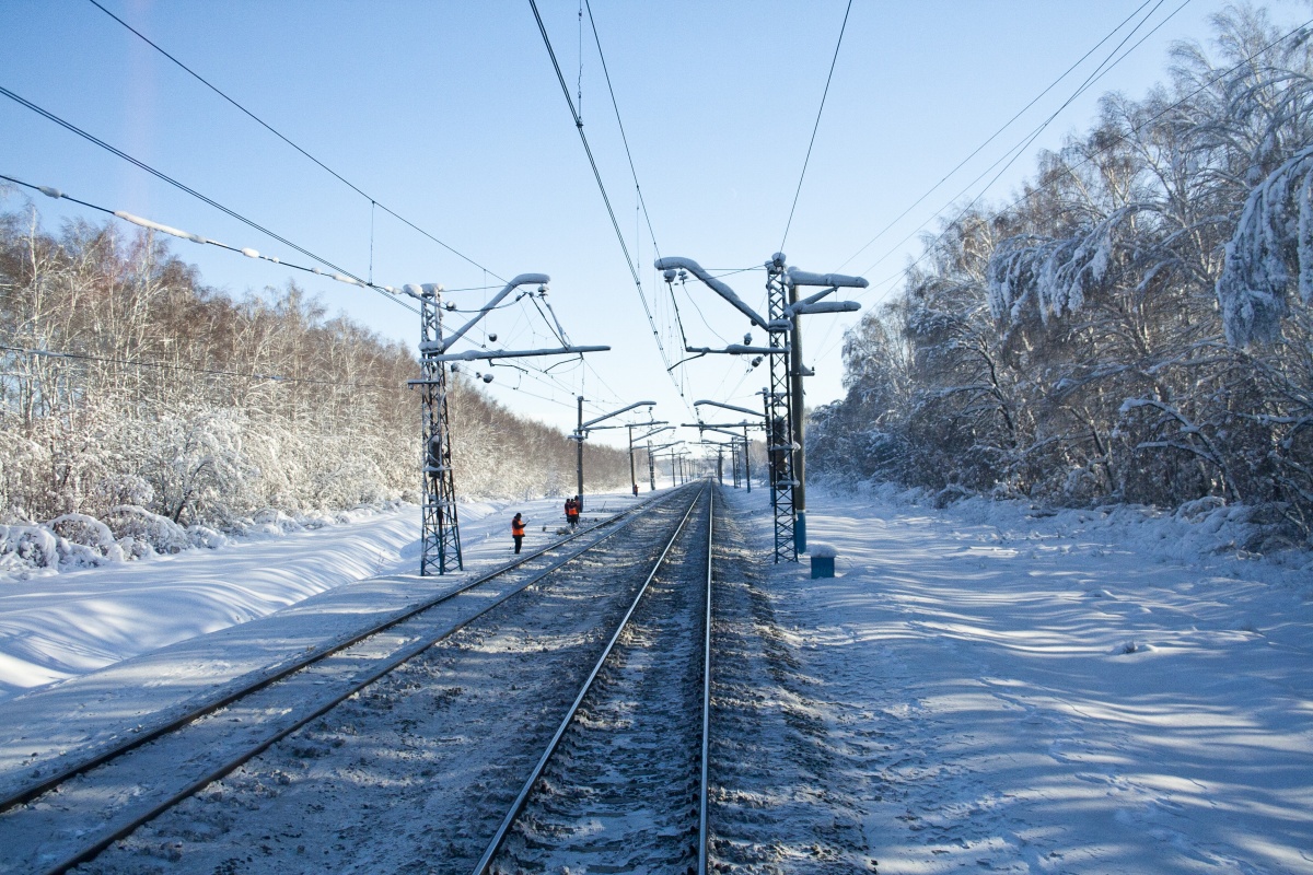 Путейцы на перегоне